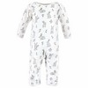 Hudson Baby Infant Girl Cotton Coveralls, Some Bunny - 4 of 4