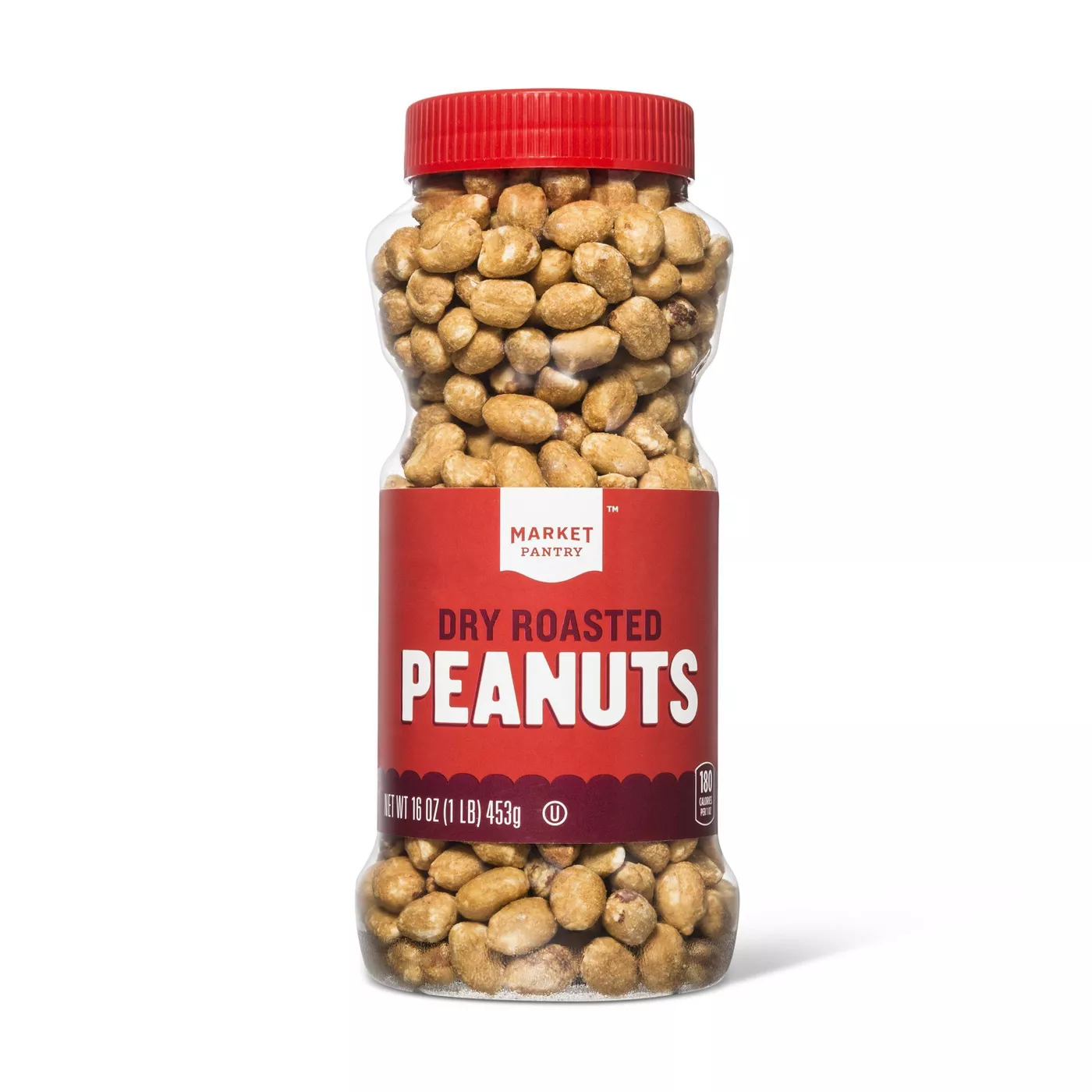 Dry Roasted Salted Peanuts - 16oz - Market Pantryâ„¢ - image 1 of 1