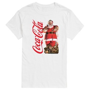 Men's - Coca Cola - Vintage Santa With Presents Short Sleeve Graphic T-Shirt - 1 of 4