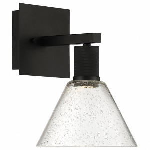 Access Lighting Port Nine 1 - Light Wall Light in  Matte Black - 1 of 4
