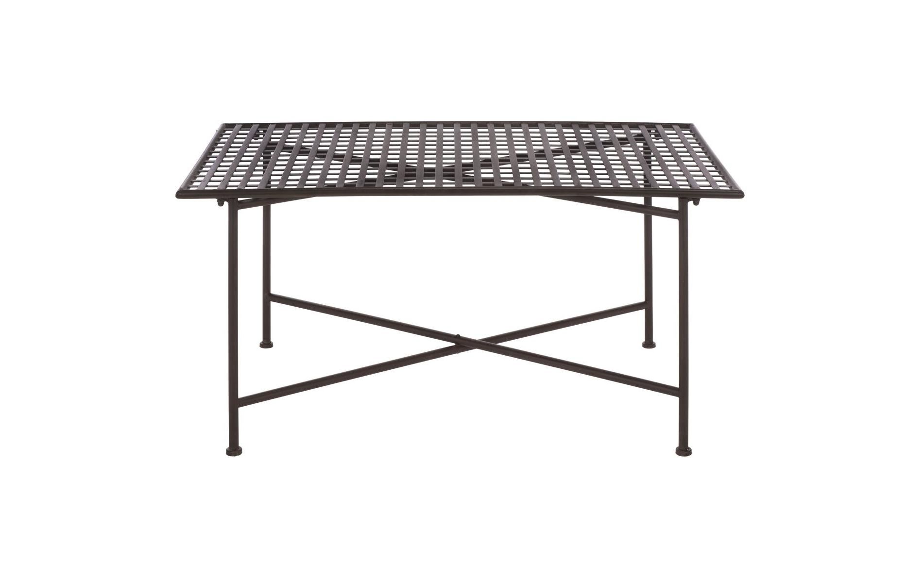 Caledonia Coffee Table - Indoor/Outdoor - PAT5051 - Rustic Brown - Safavieh