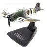 Hawker Typhoon 1B War Plane 121 Squadron RAF Holmsley South (June 1944) 1/72 Diecast Model Airplane by Oxford Diecast - 4 of 4