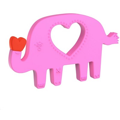 Manhattan Toy Animal Shapes Elephant Silicone Teether