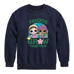 Boys' - LOL Surprise! - Friends Grow Together Graphic Long Sleeve Fleece Sweatshirt - 1 of 4