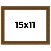 PosterPalooza | Flat Gold Picture Frame - UV Acrylic, Backing Board, Hanging Hardware Included - 2 of 4