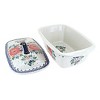Blue Rose Polish Pottery A464 Andy Casserole with Lid - 2 of 2