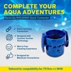 Baracuda Reliable Swimming Pool System Quick Connector with Disposable Debris Bag Kit Compatible with T5 Duo and MX8 Suction Side Pool Cleaners, Blue - 2 of 4