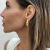 Adornia 14k Gold Plated Multicolor Crystal Teardrop Earrings - 2 of 4