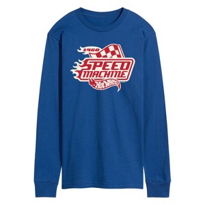 Men's - Hot Wheels - Speed Machine Logo Long Sleeve Graphic T-Shirt - 1 of 3