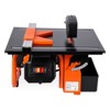 7 Inch Wet Tile Saw, Electric Tile Cutter Machine with 0°-45° Bevel Cutting, Tile Cutter Wet Saw for Porcelain, and Stone, Power Tile & Masonry Saws - 3 of 4