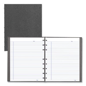 Blueline NotePro Notebook, 1-Subject, Medium/College Rule, Cool Gray Cover, (75) 9.25 x 7.25 Sheets - 1 of 4