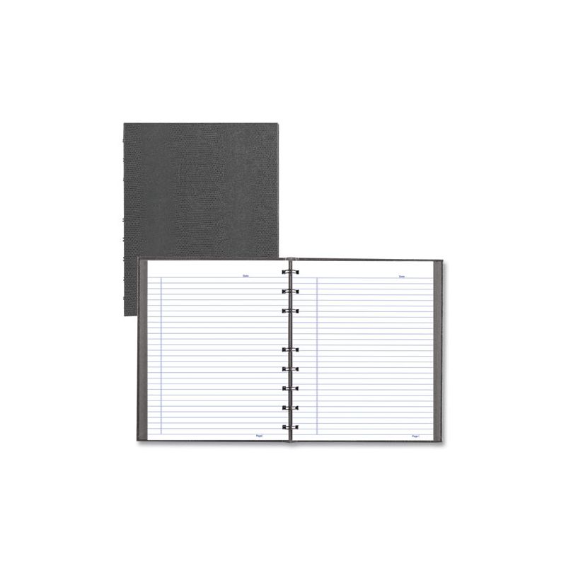 Blueline NotePro Notebook, 1-Subject, Medium/College Rule, Cool Gray Cover, (75) 9.25 x 7.25 Sheets, 1 of 8
