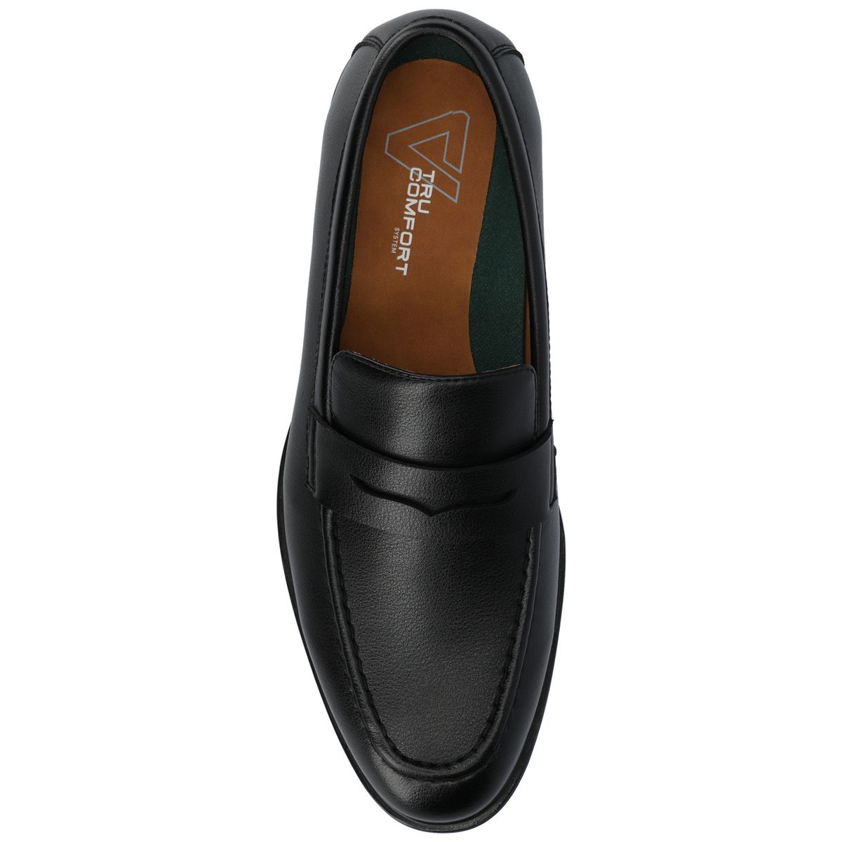Vance Mens Phineas Medium and Wide Width Slip-on Penny Loafer Dress Shoe - thumbnail 4