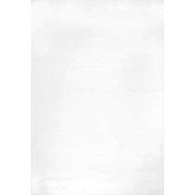 Nuloom Layne Soft Silky Faux Rabbit Indoor Area Rug