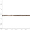 Black Bow Jewelry 1.8mm, 14k Rose Gold, Diamond Cut Solid Rope Chain Anklet or Bracelet - 4 of 4