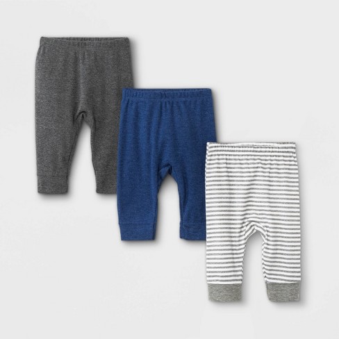 Andy & Evan Baby Boys Chambray Jogger Pant-Infant