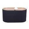 Techni Home Storage Ottoman with Reversible Tray Top, Black - 3 of 4