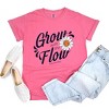 Simply Sage Market S.W.Smiley Grow With The Flow Flower Garment Dyed Tee - 3 of 4