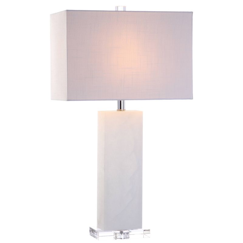 27&#34; Tiggie Alabaster Table Lamp (Includes LED Light Bulb) White - JONATHAN Y, 1 of 7