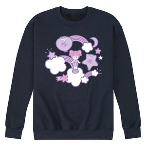 Men's - Polly Pocket - Polly Pocket Sticker Collage Graphic Fleece Sweatshirt - 1 of 4