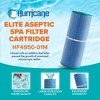 Hurricane 2 Pack HF4950-01M Elite Aseptic Spa Filter Cartridge Replacement for PRB50-IN, Unicel C-4950, Filbur FC-2390, Dynamic Series IV DFM, DFML - 2 of 4