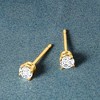 Pure Collection by Ross-Simons 0.20 ct. t.w. Diamond Stud Earrings in 14kt Yellow Gold - 2 of 4