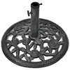 vidaXL Umbrella Stand Black and green Cast iron Standard - 4 of 4