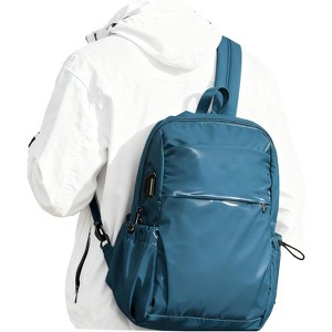 Small Sling Bag, Lightweight Crossbody Backpack with USB Charging Port for Travel, Hiking, and Everyday Use - 1 of 4