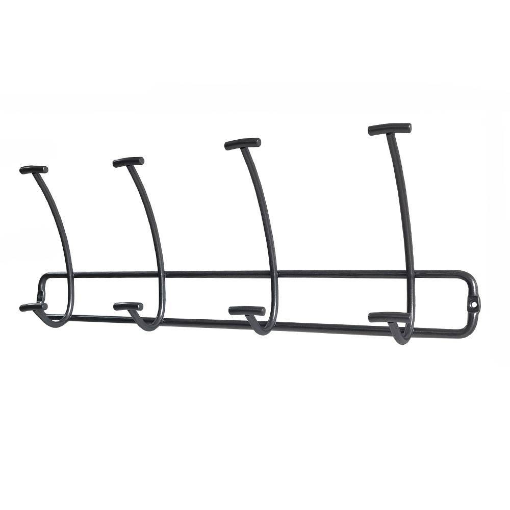 Bent Wire 4 Hooks Rail Black - Threshold™