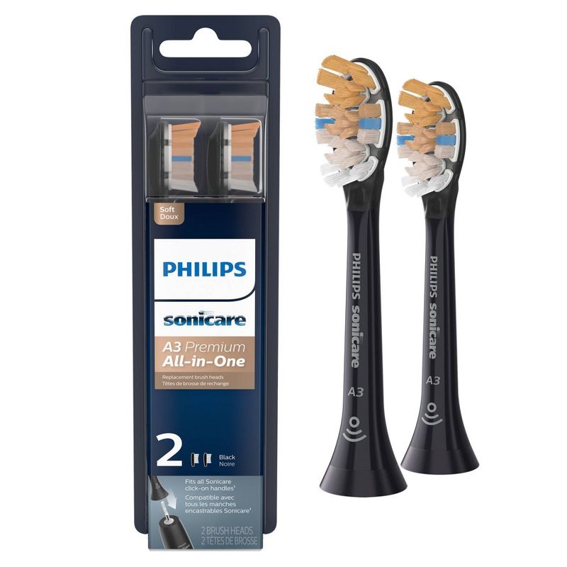 Philips Sonicare A3 Premium All-in-One Replacement Electric Toothbrush Head - 2pk, 1 of 7