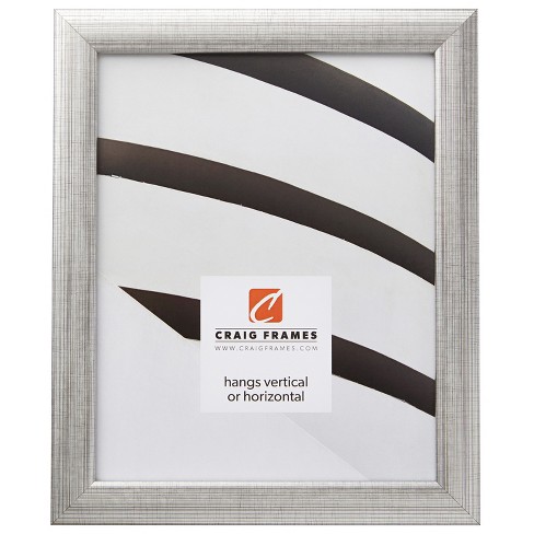 Contemporary Scratched Silver Picture Frame - image 1 of 3