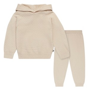 Modern Moments™ by Gerber  Toddler Girls' 2-Piece Sweater Knit Hoodie Set - 1 of 4