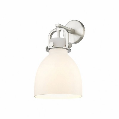 Newton Bell - 1 Light Wall Sconce In Industrial Style-14.5 Inches Tall and 8 Inches Wide