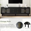 CAVINAS TV Stand for 78" TVs, 69.6" Media Console with Glass Doors,Entertainment Center for Living Room - 4 of 4