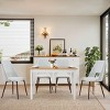EROMMY Upholstered Dining Chairs Set Of 4 With Walnut Metal Legs (Set of 4) - 2 of 4