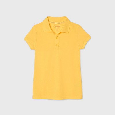 yellow polo uniform shirts