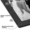 Americanflat Hinged Picture Frame with Wide, Beveled Molding and Shatter-Resistant Glass - Metal Picture Frame Displays Two Photos - 3 of 4