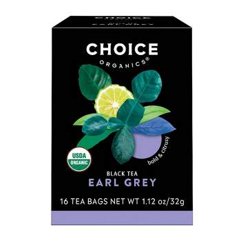 Choice Organics Earl Grey Tea - 16ct