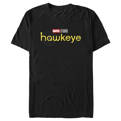 Men's Marvel Hawkeye Logo T-Shirt - Black - 2X Large