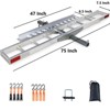 Heavy Duty Motorcycle Hitch Carrier, Capacity Aluminum Dirt Bike Hauler with Ramp - 2 of 2