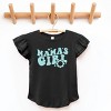 The Juniper Shop Mama's Girl Flower Flutter Sleeve Tee - 3 of 4
