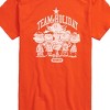 Men's - Peanuts - Snoopy Charlie Linus Sally and Lucy Team Holiday Spirit Short Sleeve Graphic T-Shirt - 2 of 4