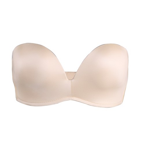 Invisible Strapless Bra For Women Wireless Push Up Non Slip