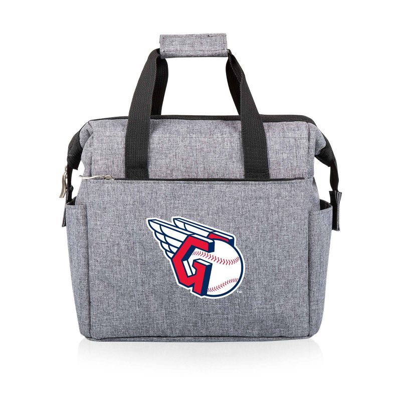 MLB Cleveland Guardians On The Go Soft Lunch Bag Cooler - Heathered Gray, 1 of 6