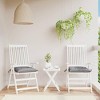 vidaXL Chair Cushion 2 Pcs, Non Slip Outdoor Chair Cushion for Patio Furniture, Water Repellent Outdoor Seat Cushion - 2 of 4