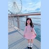 Disney Mickey Mouse & Friends Toddler Girl Pearl Button  Top and Bottom Sets Knit Top & Tweed Skirt 2T Pink 2 PCS - 4 of 4