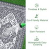 Machine Washable Modern Solid Area Rugs Indoor Contemporary Floor Carpet for Home Office - 4 of 4