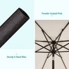 Sonkuki 9 FT Outdoor Patio Umbrella Market Table Umbrella With a Crank for Garden, Deck and Pool - 4 of 4