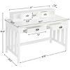 Yaheetech Writing Computer Desk Modern Work Station Removable Floating Organize - 3 of 4
