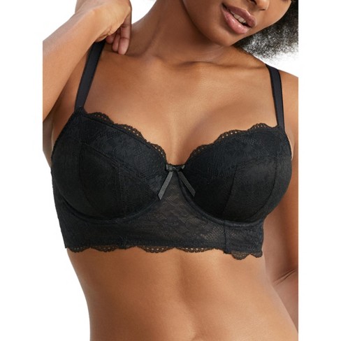 Elomi Women's Sachi Side Support Cage Bra - EL4350 34H Black